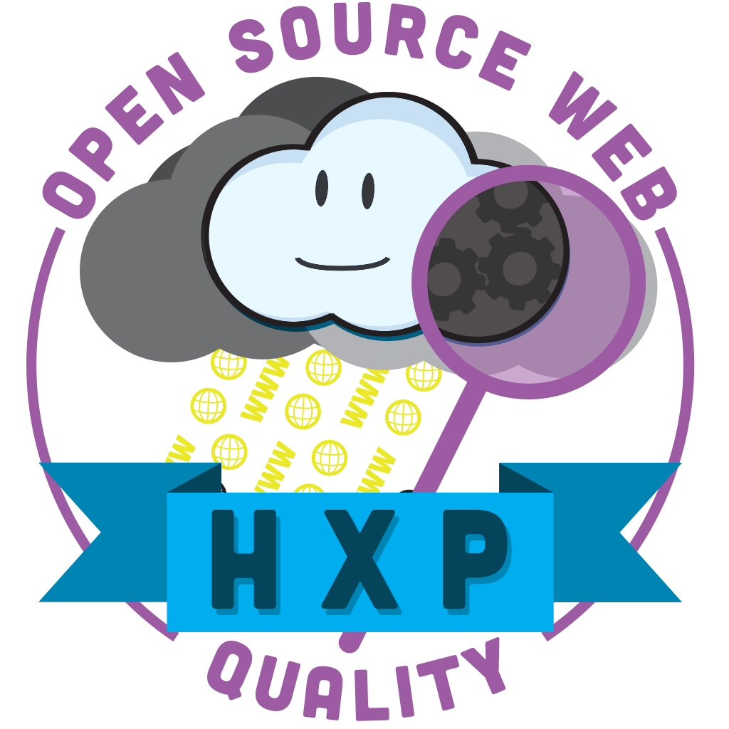 hxp's seal of open source web quality